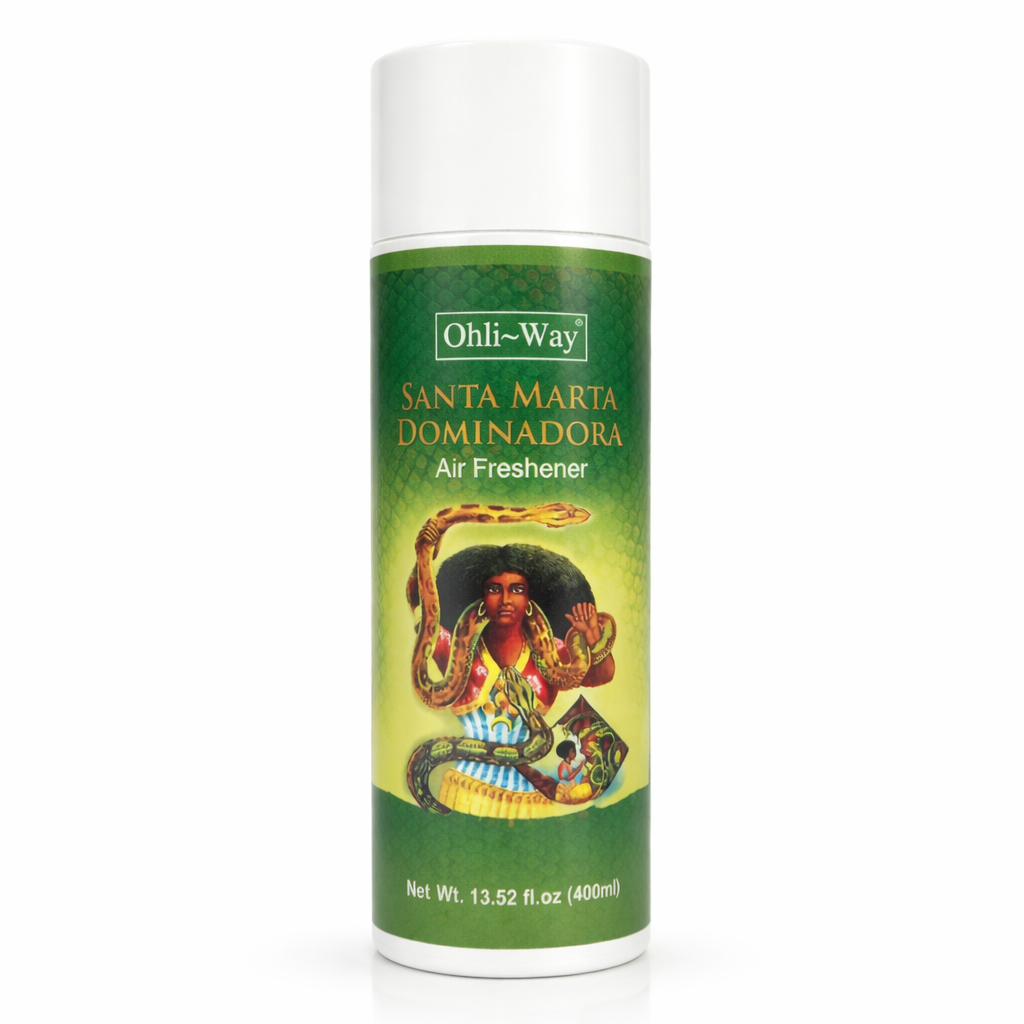Ohli-Way Santa Marta Dominadora air freshener can on a white background