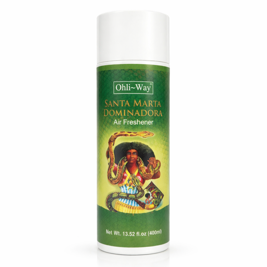 Ohli-Way Santa Marta Dominadora air freshener can on a white background