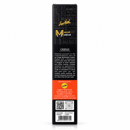 Magical Manifest Orange Opportunity Incense Sticks on a white background 