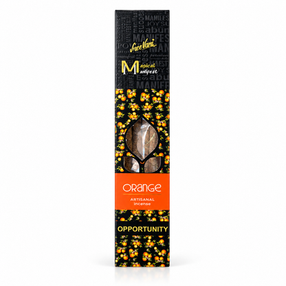 Magical Manifest Orange Opportunity Incense Sticks on a white background 
