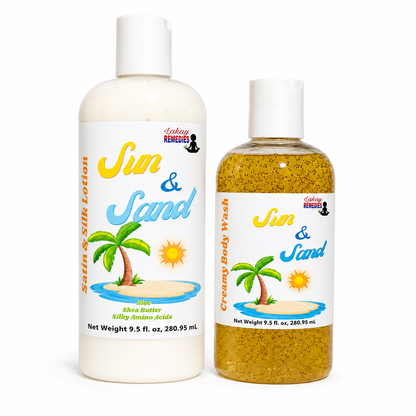 Sun & Sand Body Wash & Lotion Set