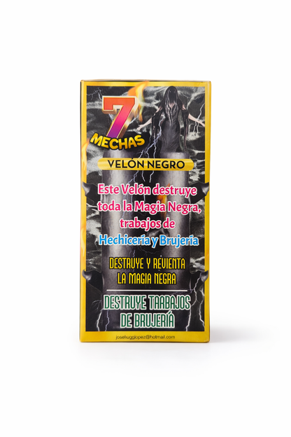 Product packaging with text and a black and yellow design on a white background