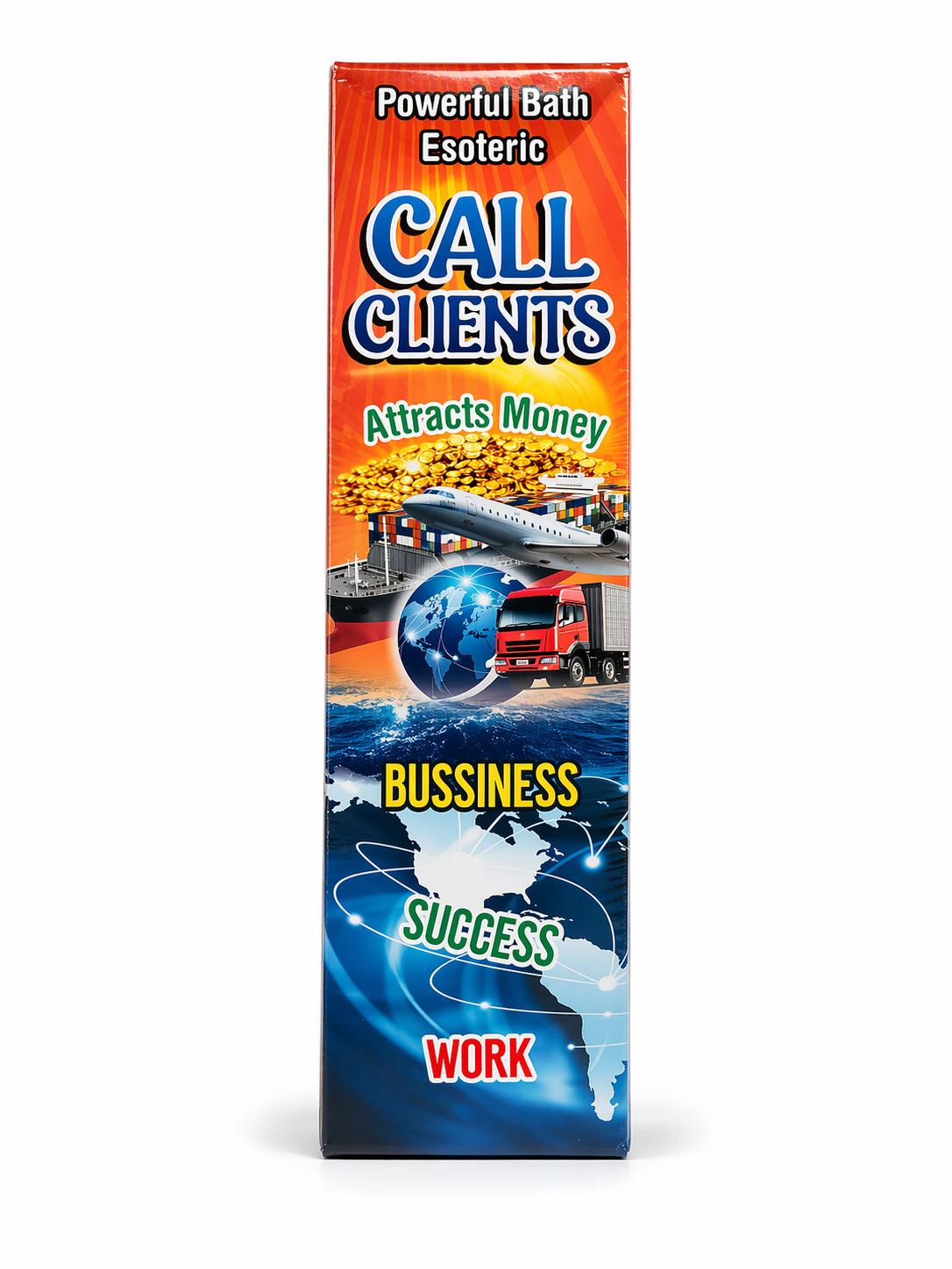 Product packaging with text and graphics on a white background