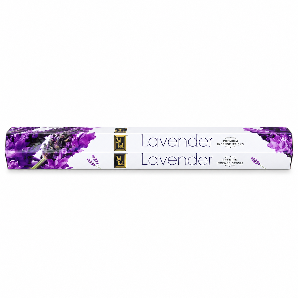 Lavender Premium Incense Sticks on a white background 