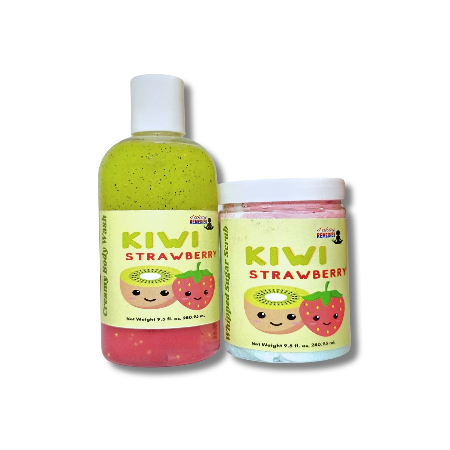 Kiwi Strawberry Body Wash & Whipped Sugar Scrub