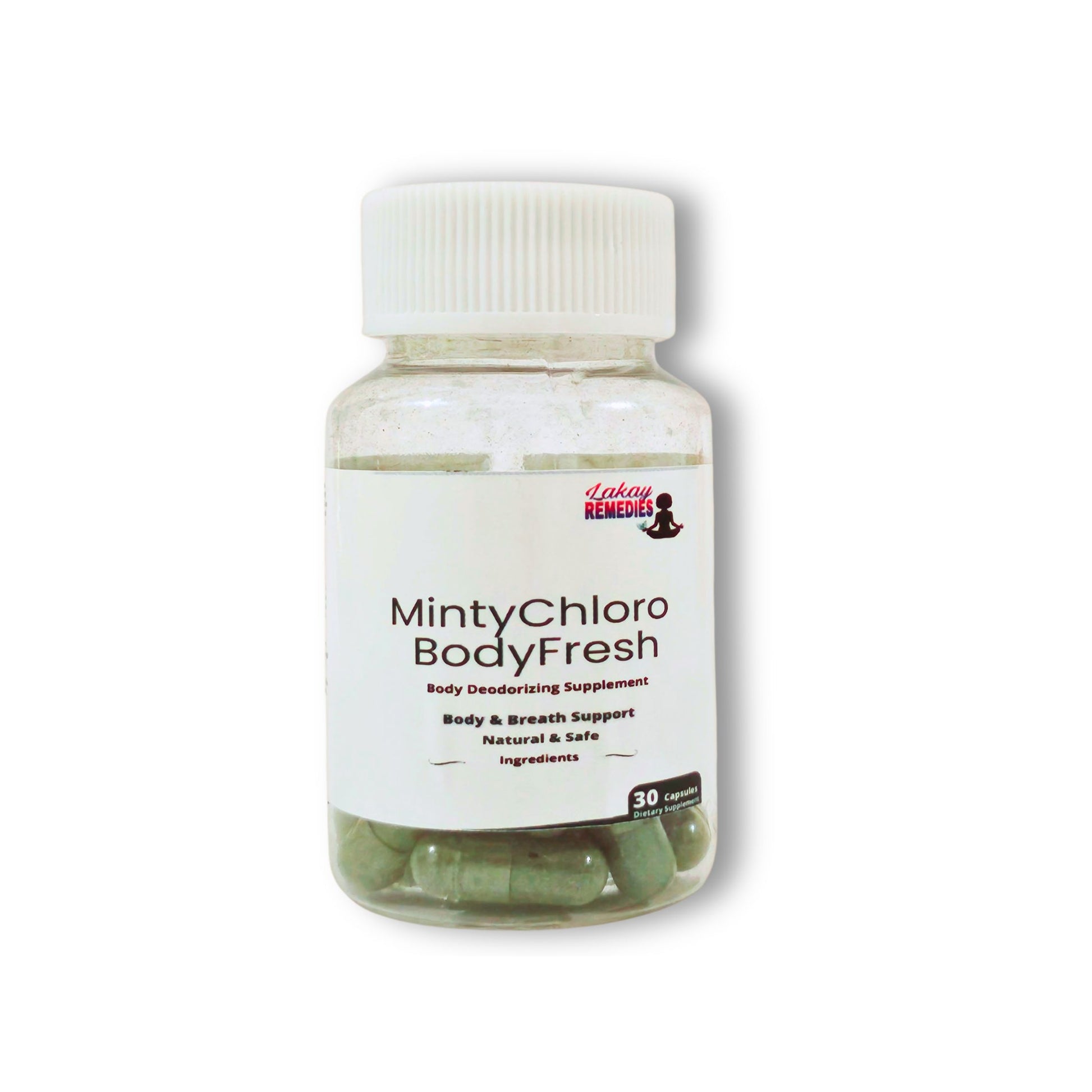 MintyChloro BodyFresh Pills- Body Odor, Gut & Skin Capsules