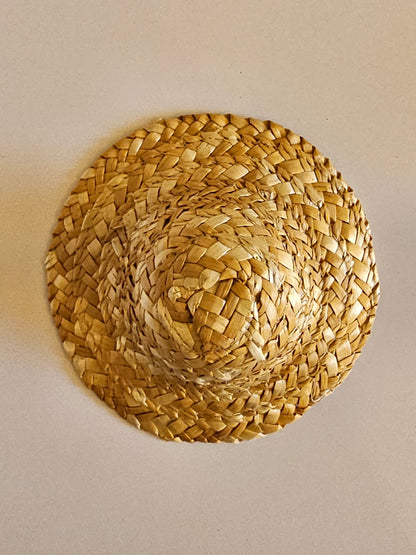 Mini Hat, 1 Pc Straw Hat, Elegua Straw Hat