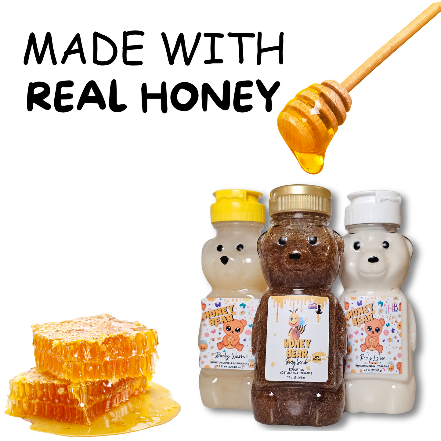 Honey Bear Moisturizing Body Care Set