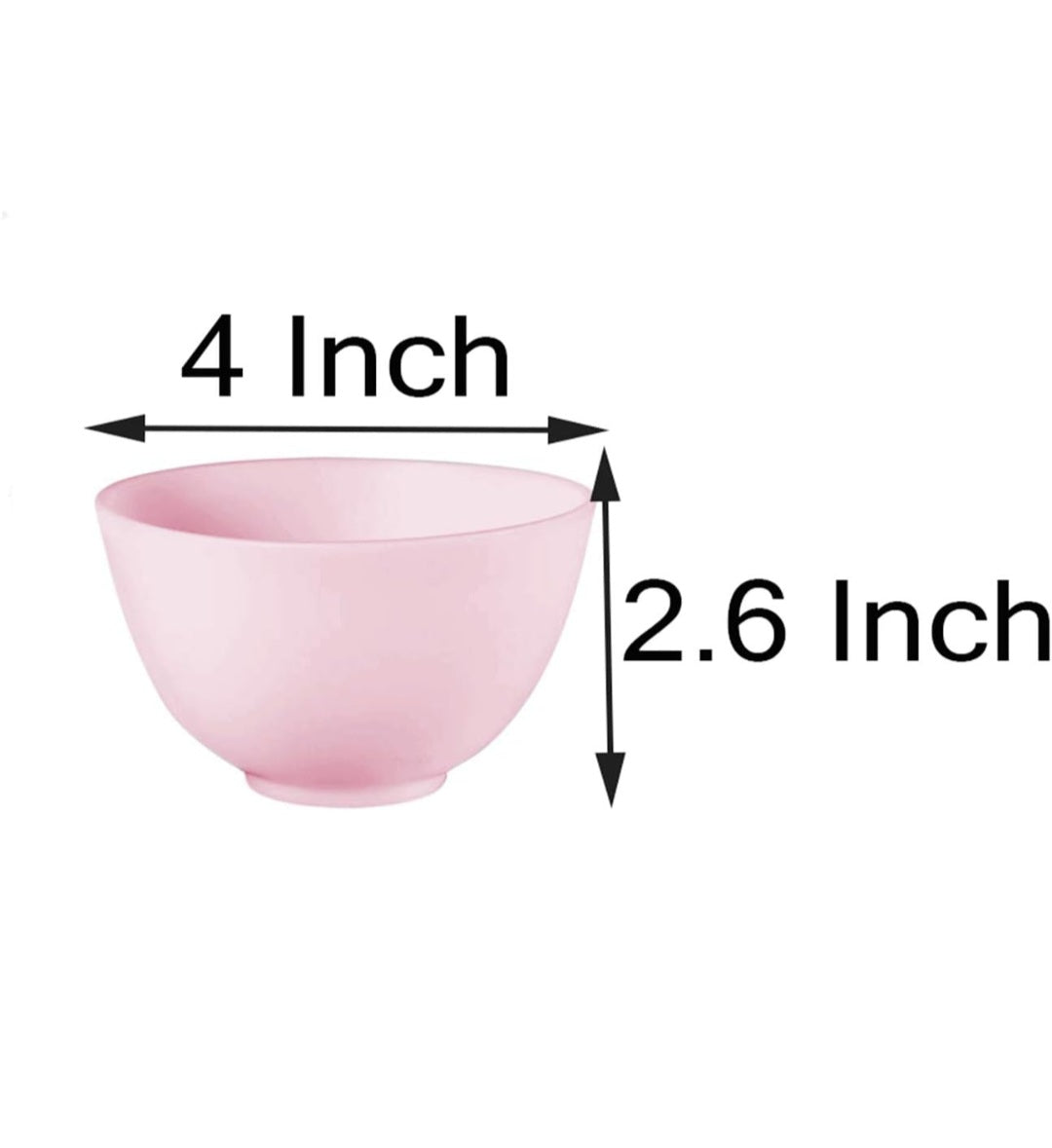 4 Inch Silicone Mixing Bowl for Facial Mask