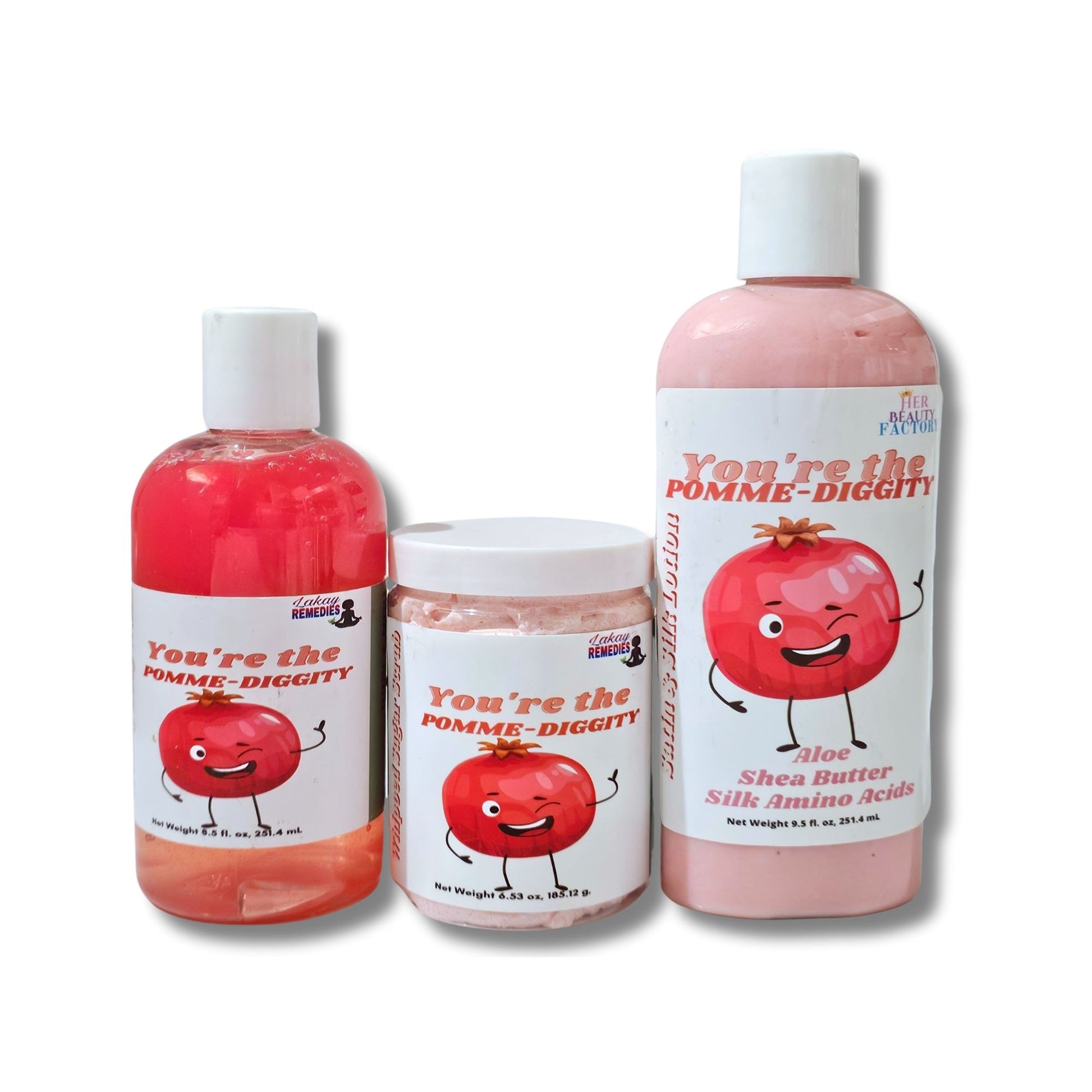 You're the Pomme-Diggity Body Wash, Lotion & Whipped Sugar Scrub