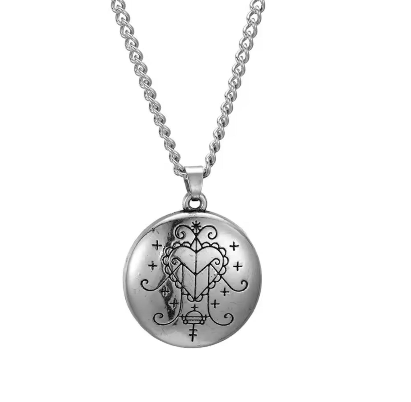 Silver Ezili Freda Pendant Necklace