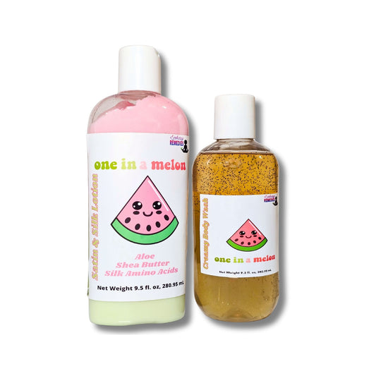 One in A Melon Body Wash & Lotion Set